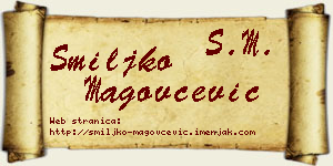 Smiljko Magovčević vizit kartica